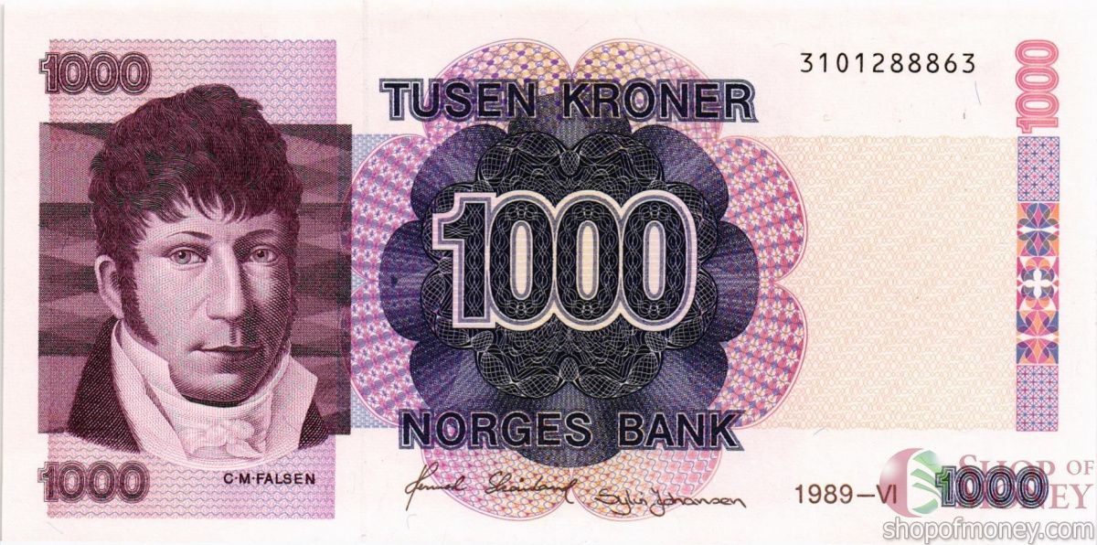 НОРВЕГИЯ 1000 КРОН 1
