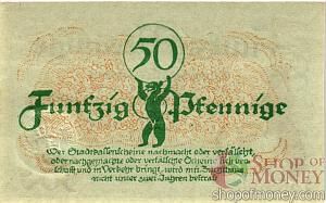 ГЕРМАНИЯ 50 ПФЕННИГОВ (НОТГЕЛЬД) 2