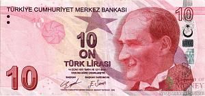 ТУРЦИЯ 10 ЛИР 1