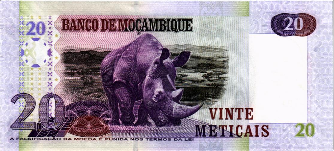 МОЗАМБИК 20 МЕТИКАЛЬ 2