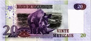 МОЗАМБИК 20 МЕТИКАЛЬ 2
