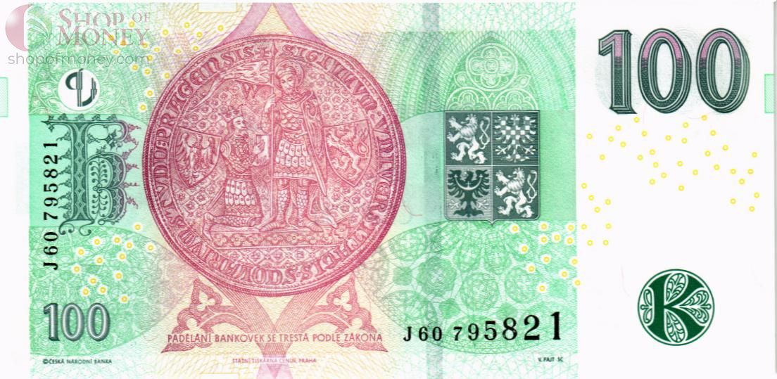 ЧЕХИЯ 100 КРОН 2