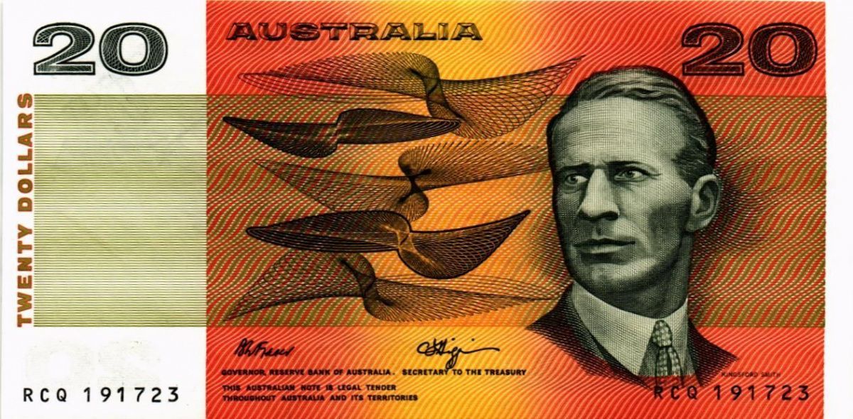 АВСТРАЛИЯ 20 ДОЛЛАРОВ 1