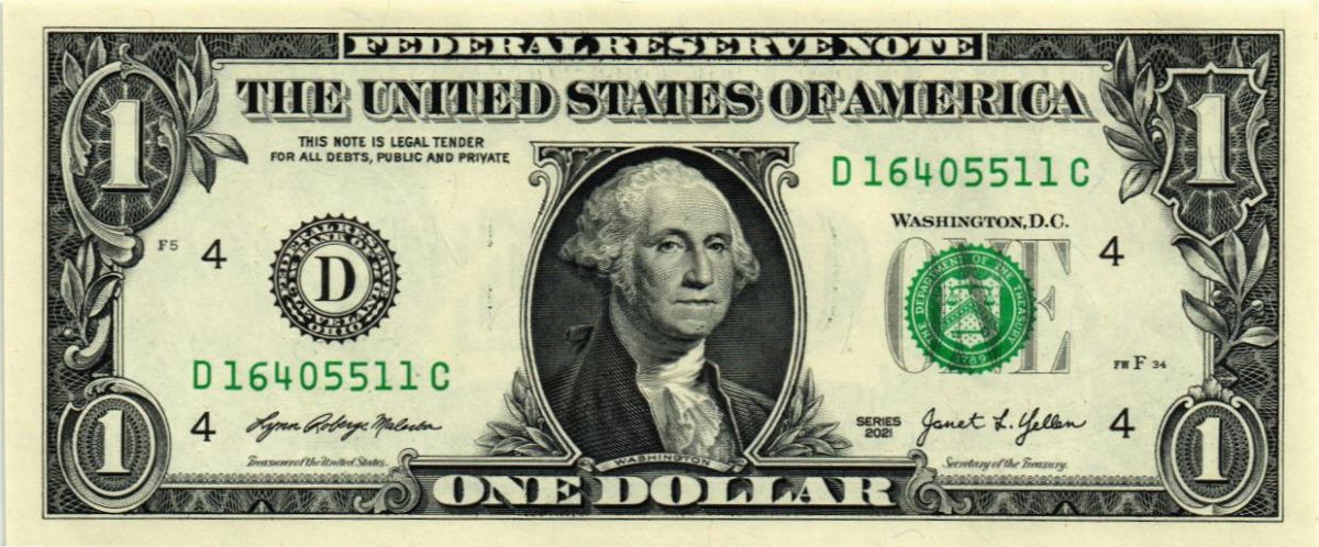 США 1 ДОЛЛАР (D - КЛИВЛЕНД) 1