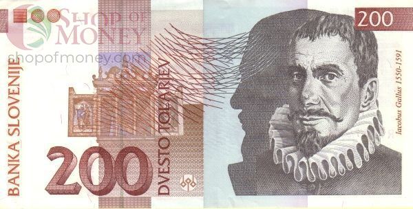 СЛОВЕНИЯ 200 ТОЛАРОВ 1