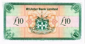 СЕВЕРНАЯ ИРЛАНДИЯ 10 ФУНТОВ (ULSTER BANK) 2