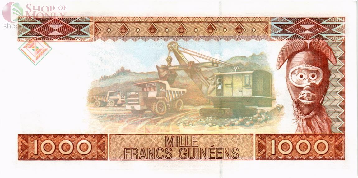 ГВИНЕЯ 1000 ФРАНКОВ 2