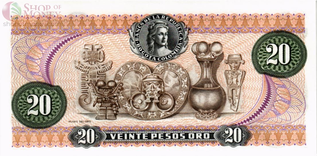 КОЛУМБИЯ 20 ПЕСО (01.01.1982) 2