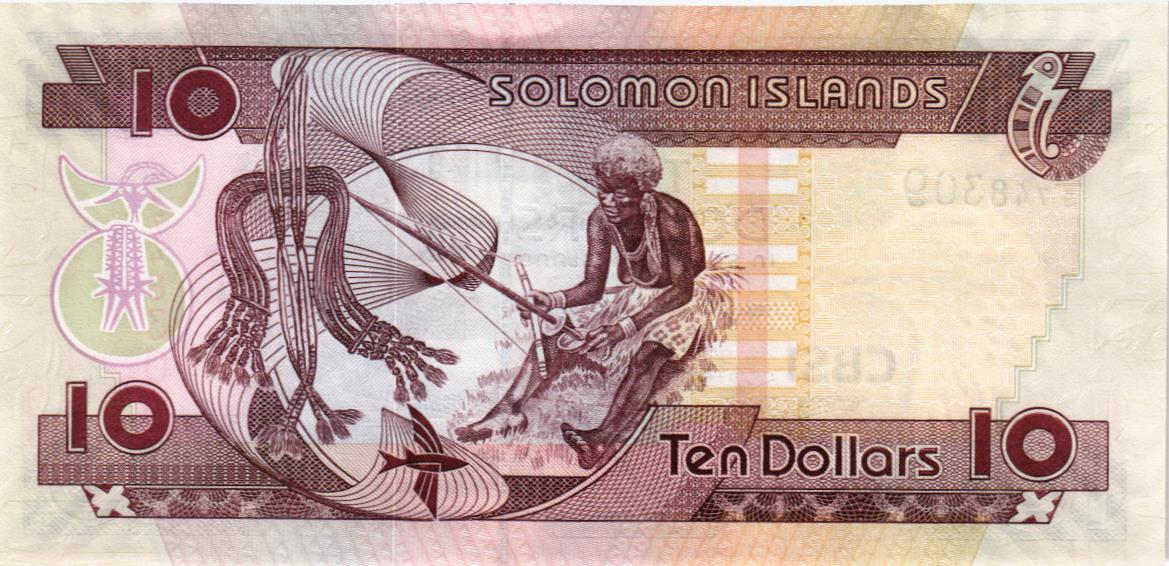 СОЛОМОНОВЫ ОСТРОВА 10 ДОЛЛАРОВ (C/9) 2