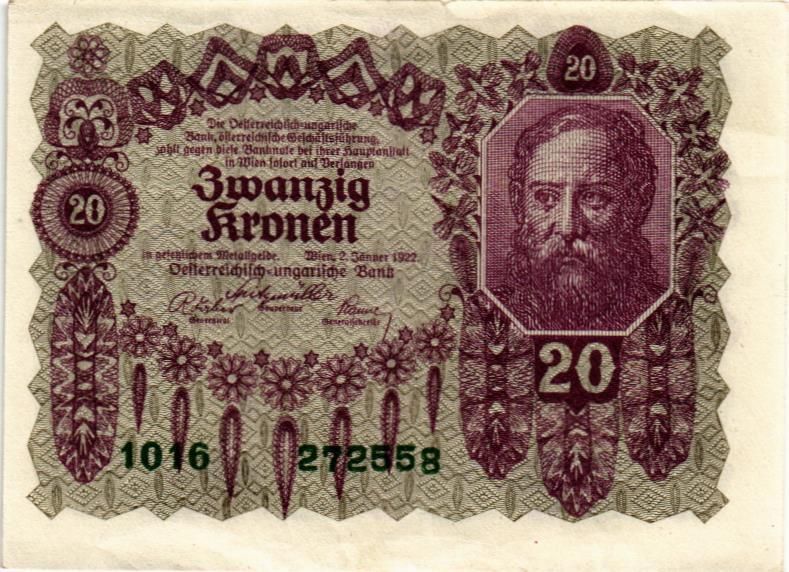 АВСТРИЯ 20 КРОН 1