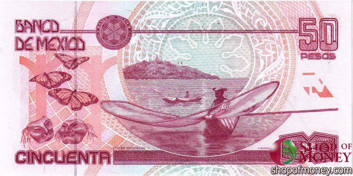 МЕКСИКА 500-200-100-50-20 ПЕСО 6