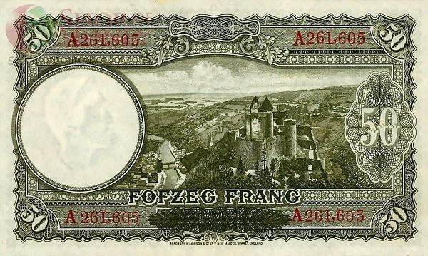 ЛЮКСЕМБУРГ 50 ФРАНГ 2