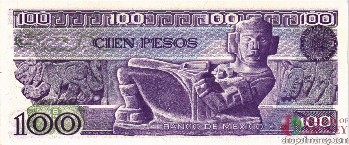 МЕКСИКА 100 ПЕСО (-VM- СЕРИЯ) 2