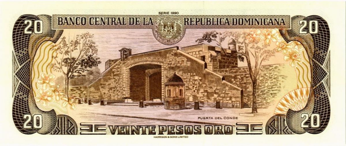 ДОМИНИКАНСКАЯ РЕСПУБЛИКА 20 ПЕСО 2
