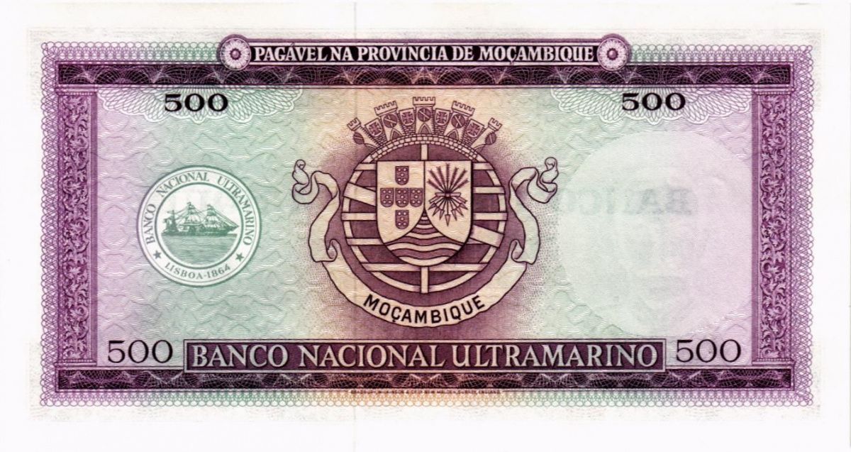 МОЗАМБИК 500 ЭСКУДО 2