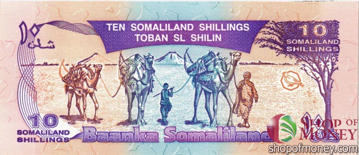 СОМАЛИЛЕНД 10 ШИЛЛИНГОВ 2