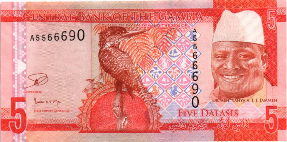 ГАМБИЯ 5 ДАЛАСИ 1
