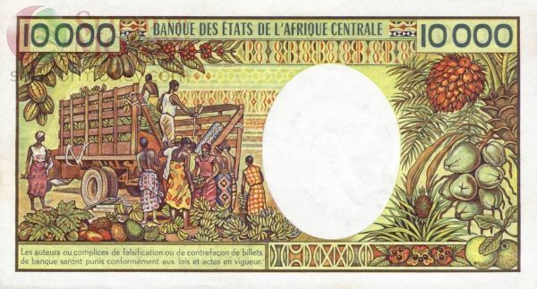 ЧАД 10000 ФРАНКОВ 2