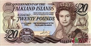 ФОЛКЛЕНДСКИЕ ОСТРОВА 20 ФУНТОВ 1