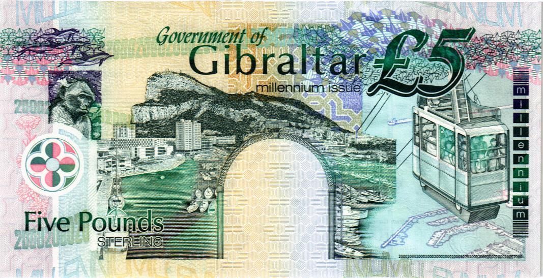 ГИБРАЛТАР 5 ФУНТОВ 2