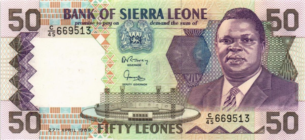 СЬЕРРА-ЛЕОНЕ 50 ЛЕОНЕ 1