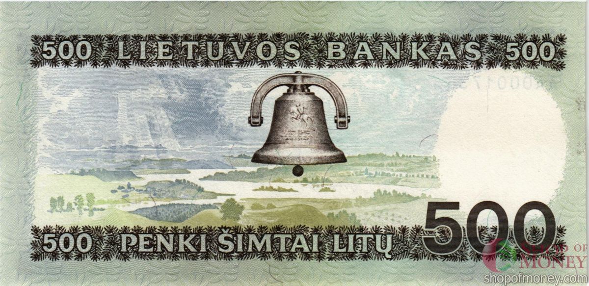 ЛИТВА 100 500 1000 ЛИТ 6