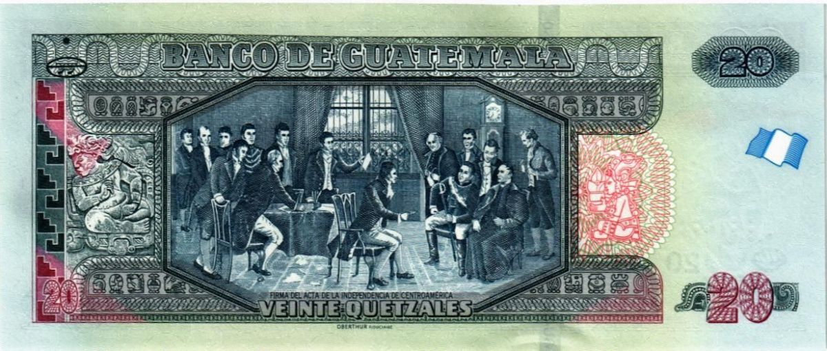 ГВАТЕМАЛА 20 КЕТСАЛЬ 2
