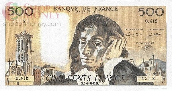 ФРАНЦИЯ 500 ФРАНКОВ 1