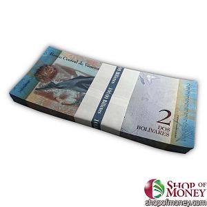 ВЕНЕСУЭЛА 2 БОЛИВАРА (100 БАНКНОТ) 29.10.2013 2