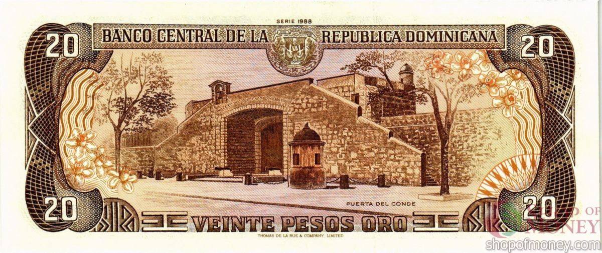 ДОМИНИКАНСКАЯ РЕСПУБЛИКА 20 ПЕСО 2