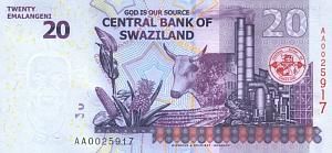 СВАЗИЛЕНД 20 ЭМАЛАНГЕНИ (-AA- ПРЕФИКС) 2