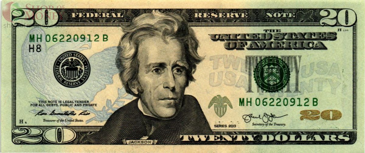 США 20 ДОЛЛАРОВ (H - СЕНТ-ЛУИС) 1
