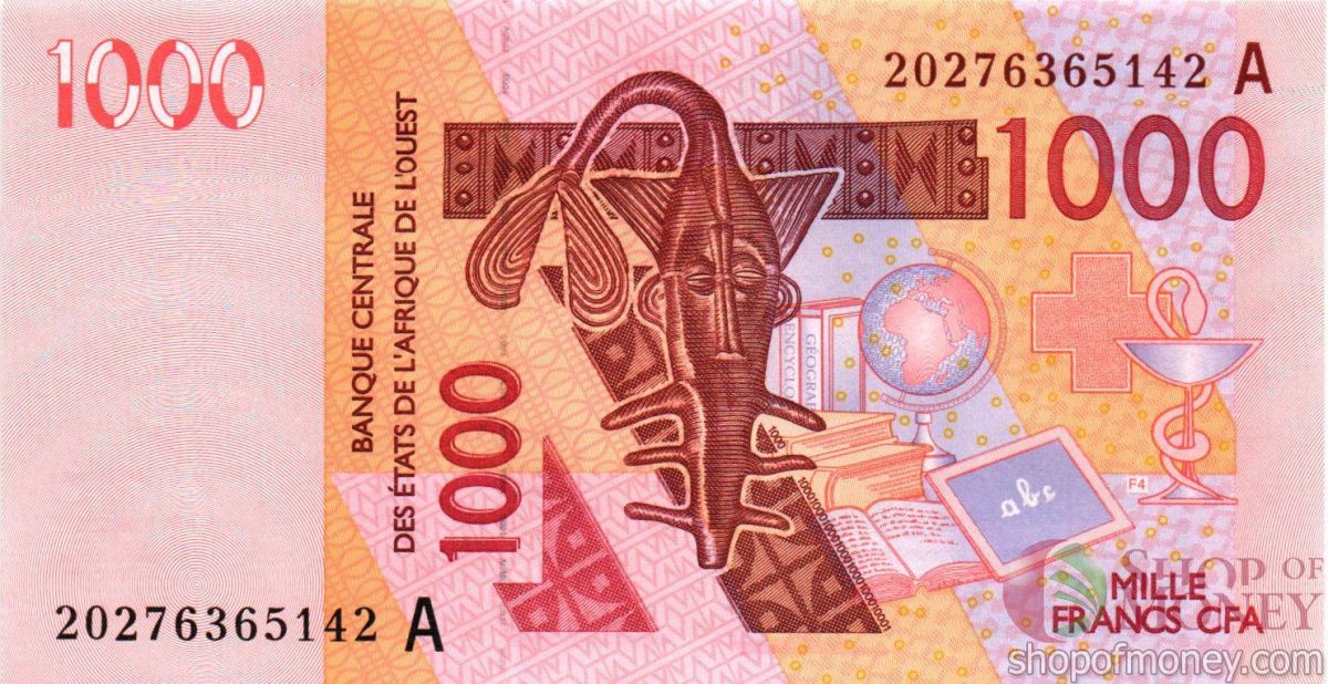 КОТ-Д'ИВУАР 1000 ФРАНКОВ 1