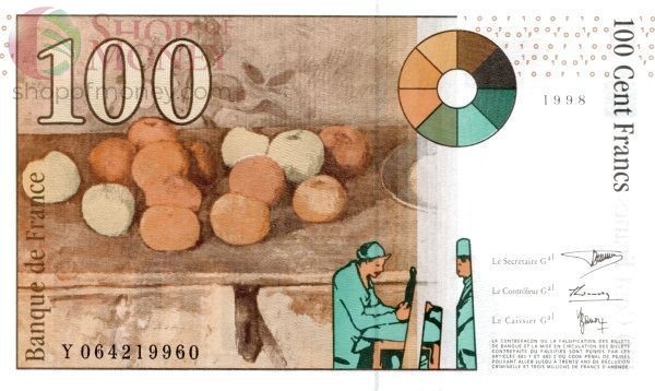 ФРАНЦИЯ 100 ФРАНКОВ 2