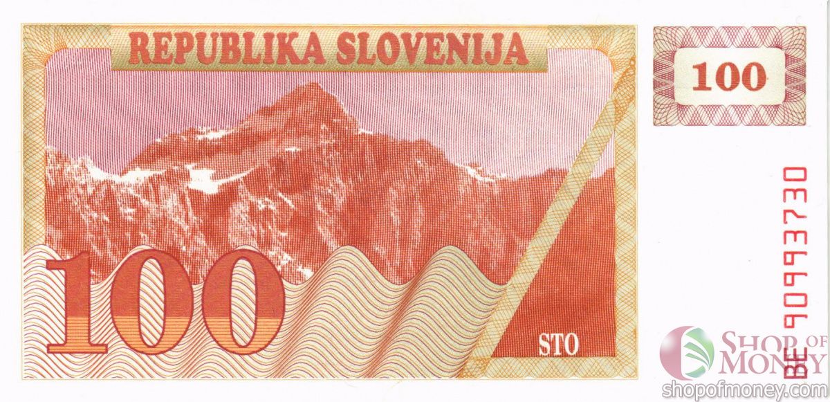 СЛОВЕНИЯ 100 ТОЛАРА 2