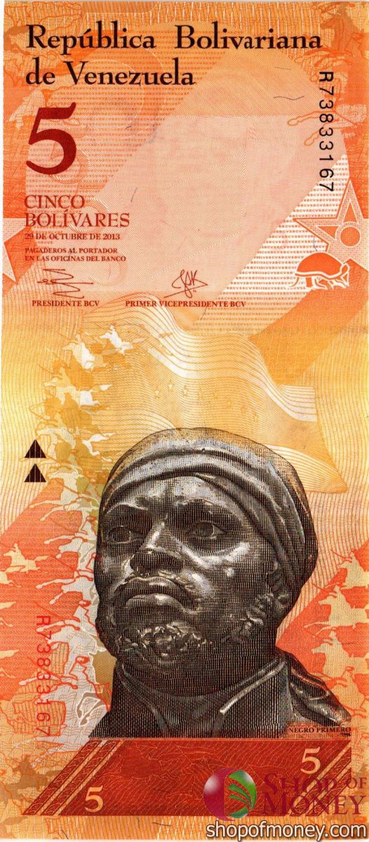 ВЕНЕСУЭЛА 5 БОЛИВАР (29.10.2013) 1