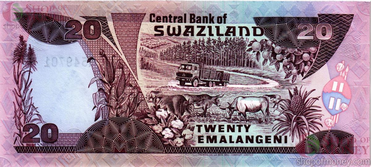 СВАЗИЛЕНД 20 ЭМАЛАНГЕНИ 2