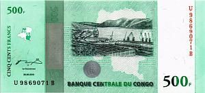 КОНГО ДР 500 ФРАНКОВ 1