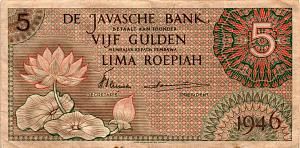 НИДЕРЛАНДСКАЯ ИНДИЯ 5 ГУЛЬДЕНОВ 1