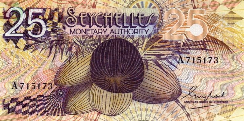 СЕЙШЕЛЬСКИЕ ОСТРОВА 25 РУПИЙ 1