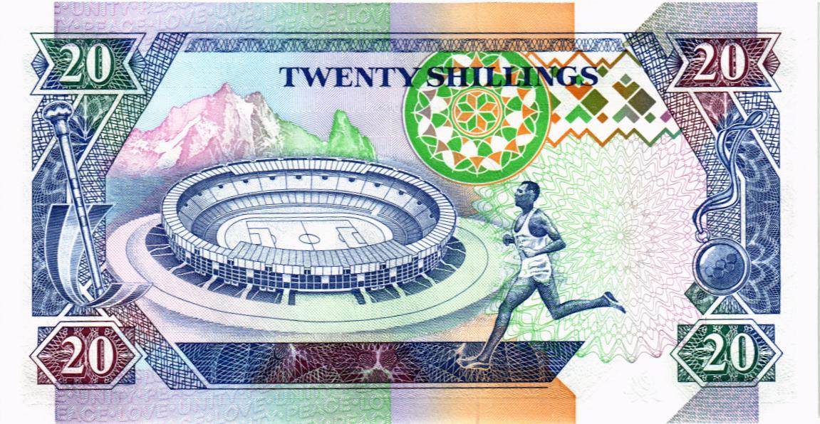 КЕНИЯ 20 ШИЛЛИНГОВ 2