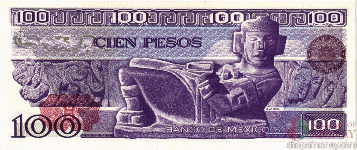 МЕКСИКА 100 ПЕСО (-PE- СЕРИЯ) 2