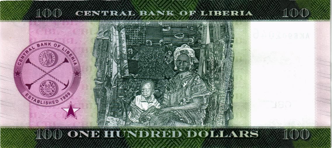 ЛИБЕРИЯ 100 ДОЛЛАРОВ 2