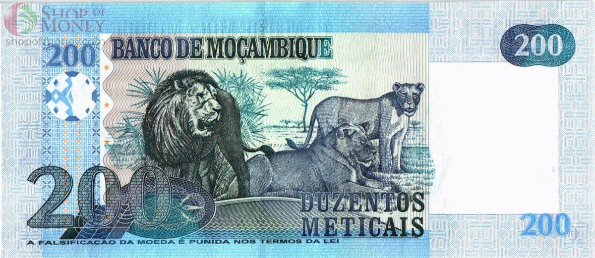МОЗАМБИК 200 МЕТИКАЛЬ 2