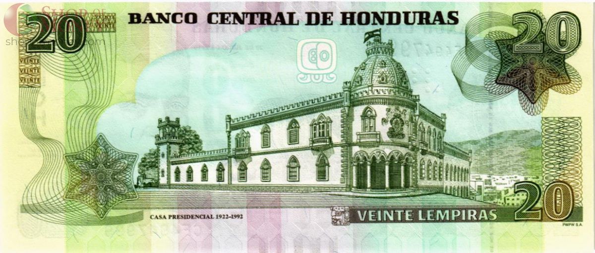 ГОНДУРАС 20 ЛЕМПИР 2