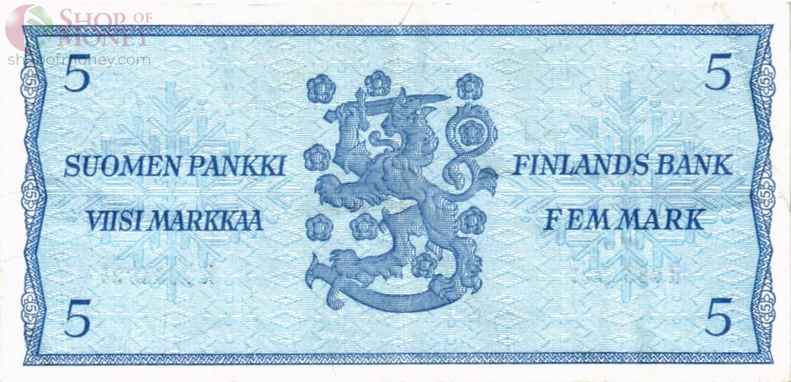 ФИНЛЯНДИЯ 5 МАРОК (Litt. B) 2