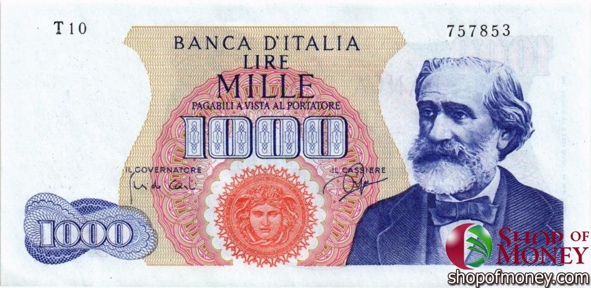 ИТАЛИЯ 1000 ЛИР 1