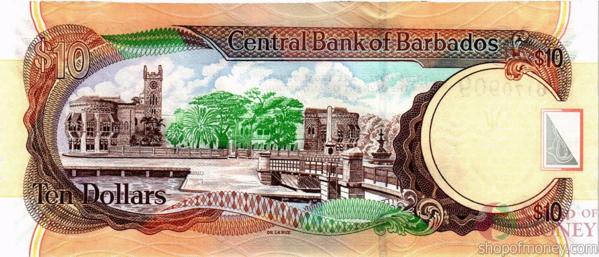 БАРБАДОС 10 ДОЛЛАРОВ 2