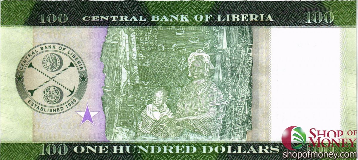 ЛИБЕРИЯ 100 ДОЛЛАРОВ 2