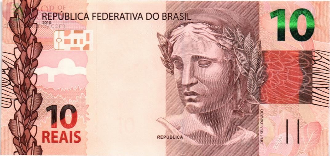 БРАЗИЛИЯ 10 РЕАЛ 1